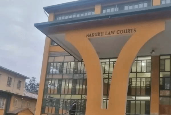 Exterior view of the Nakuru Law Courts building in Kenya